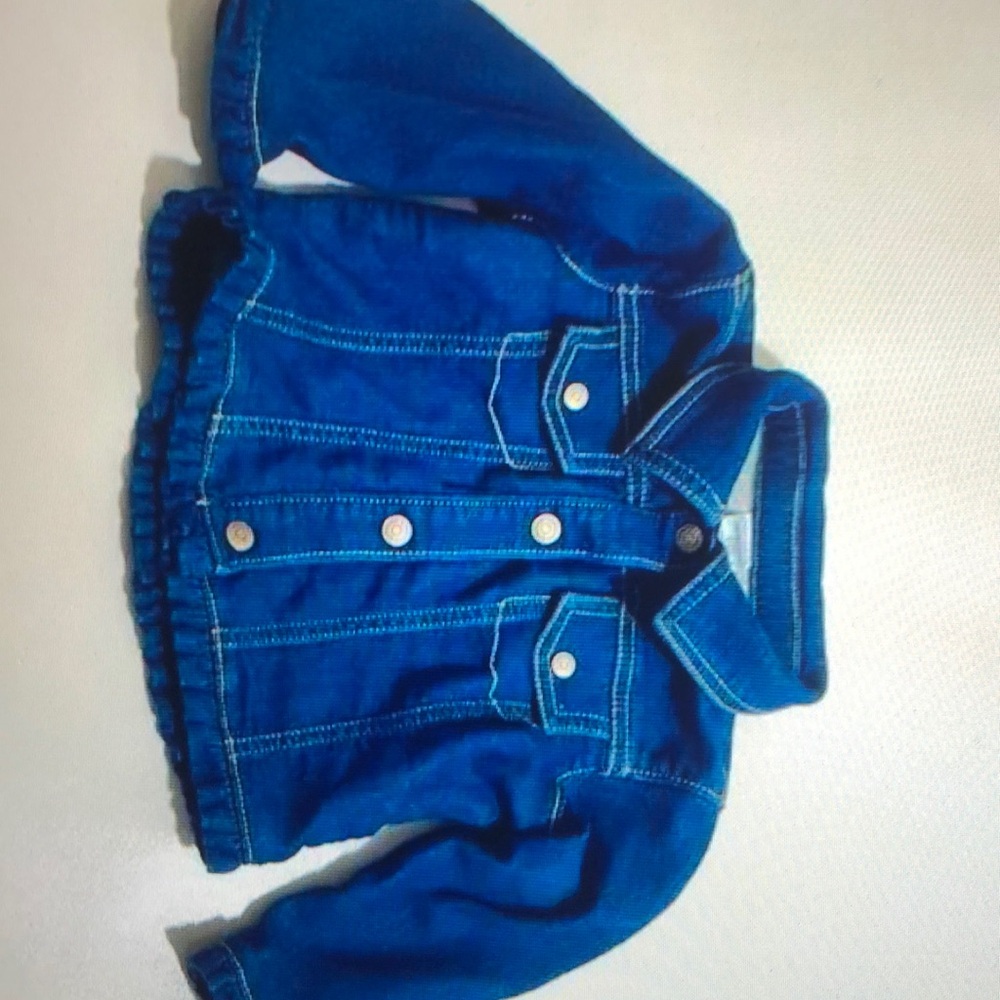 Gymboree Toddler Gorls Faux Jean Button Up jacket